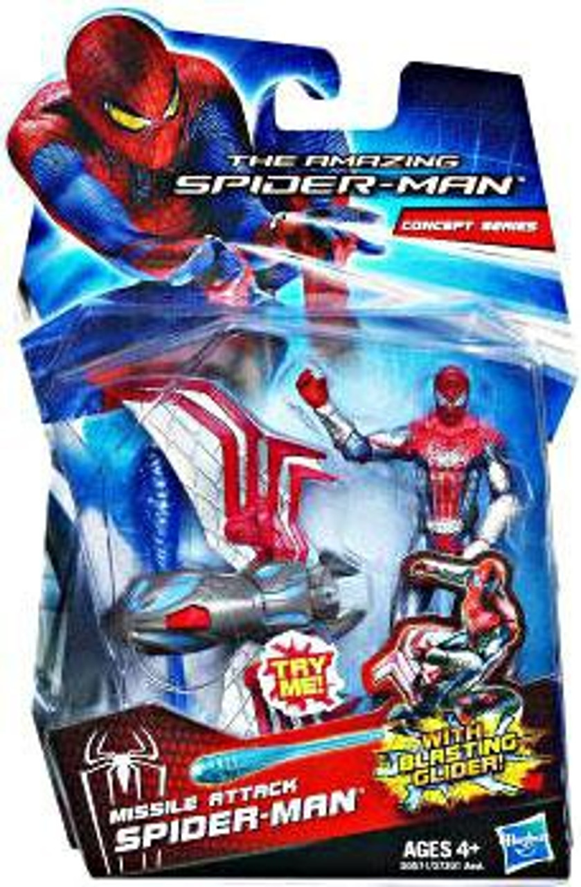 The Amazing Spider Man Concept Series Missile Attack Spider Man 3 75 Action Figure Hasbro Toys Toywiz - the amazing spider man 2012 roblox