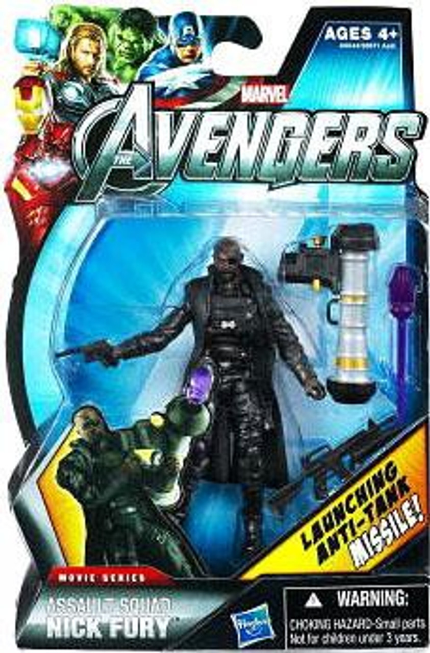 Marvel Avengers Movie Series Assault Squad Nick Fury 4 Action Figure Hasbro Toys Toywiz - the anti roblox assault team roblox