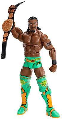 Figurine WWE Elite Collection - Kofi Kingston - Accessoires Inclus - À Partir De 8 Ans