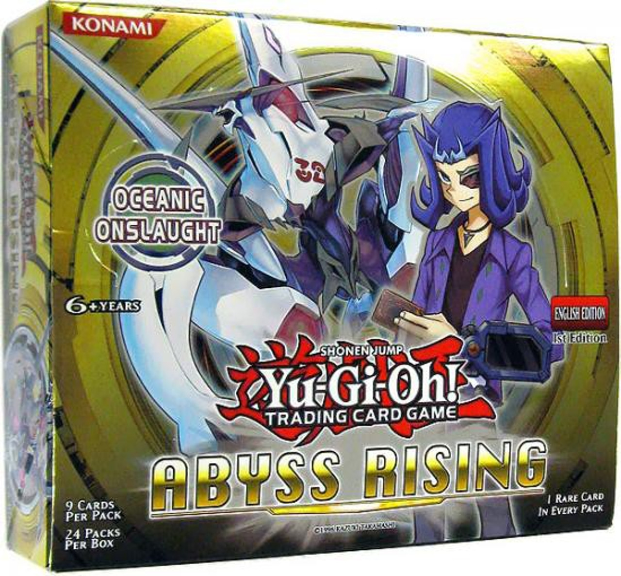 Yugioh Trading Card Game Abyss Rising Booster Box 24 Packs Konami Toywiz - roblox galaxy abyss