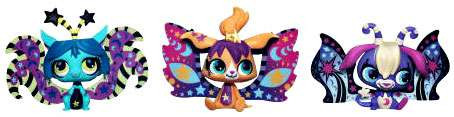Figurine Littlest Pet Shop - Mini Féerique #2805 (Moonlite Fairy Moonglow) - Occasion, Jouet Collection