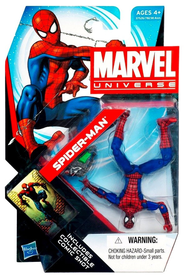 Marvel Universe Series 18 SpiderMan 3.75 Action Figure 7 Peter Parker Hasbro Toys ToyWiz