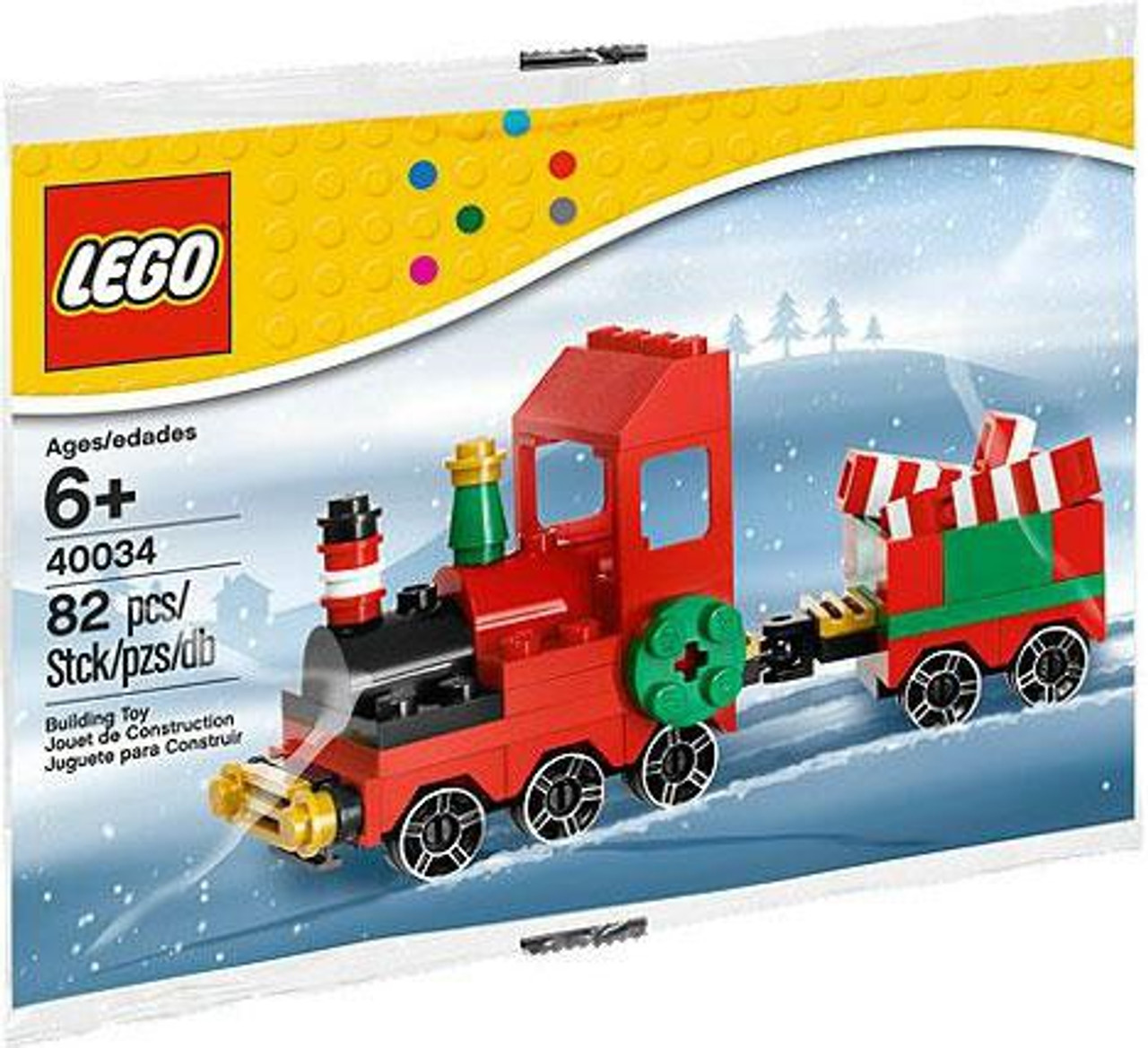 lego mini christmas train