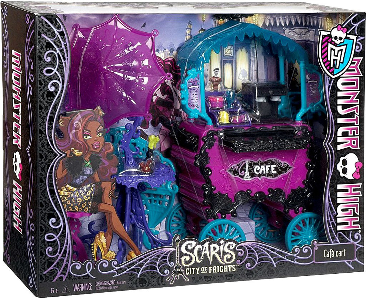 Monster High Scaris City Of Frights Cafe Cart 10 5 Mattel Toys Toywiz - cafe open add snack machine roblox