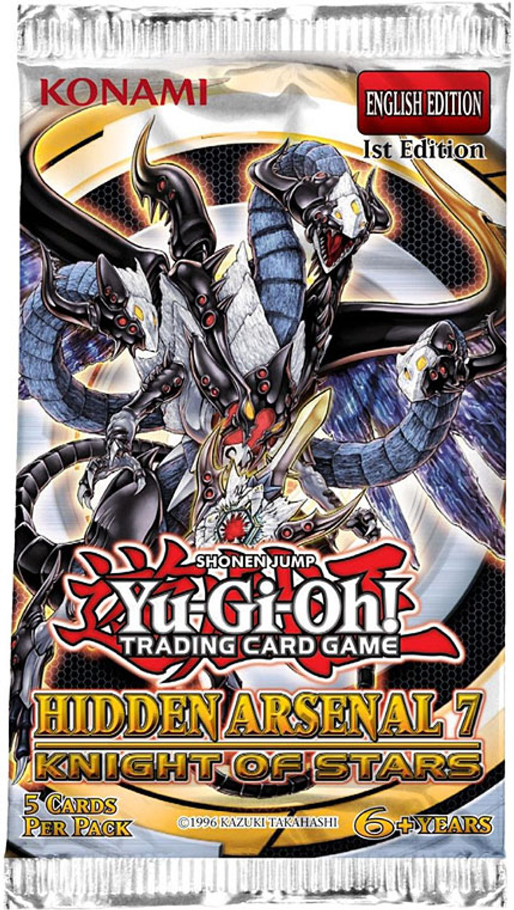 YuGiOh Trading Card Game Hidden Arsenal 7: Knight of Stars Booster Pack