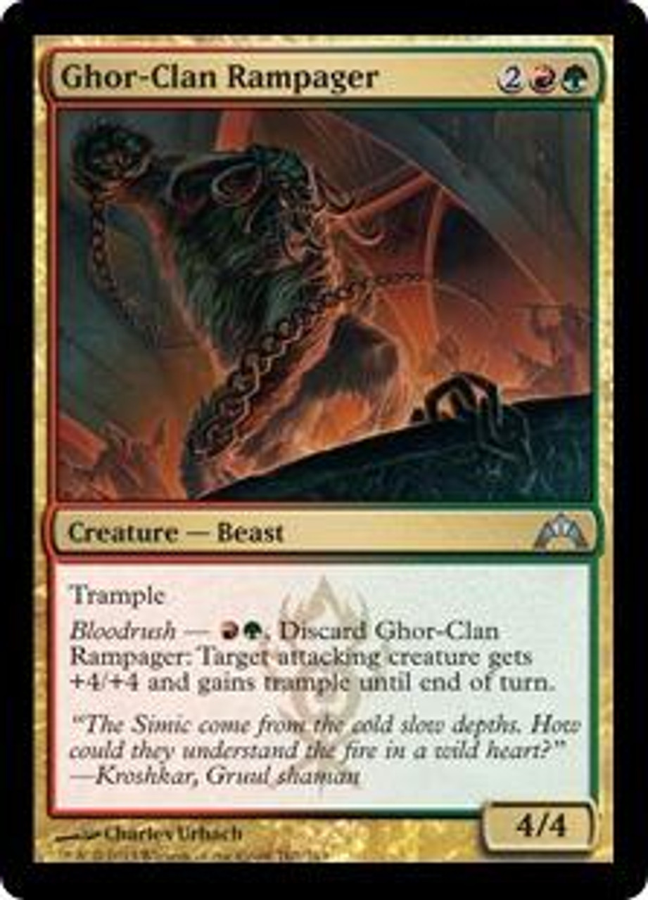 MtG Gatecrash Uncommon Ghor-Clan Rampager #167