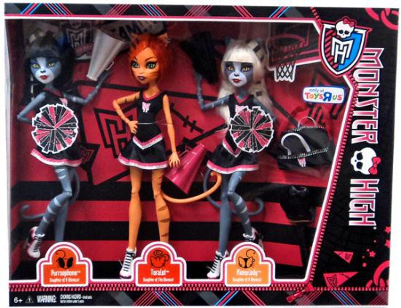 monster high fearleading dolls