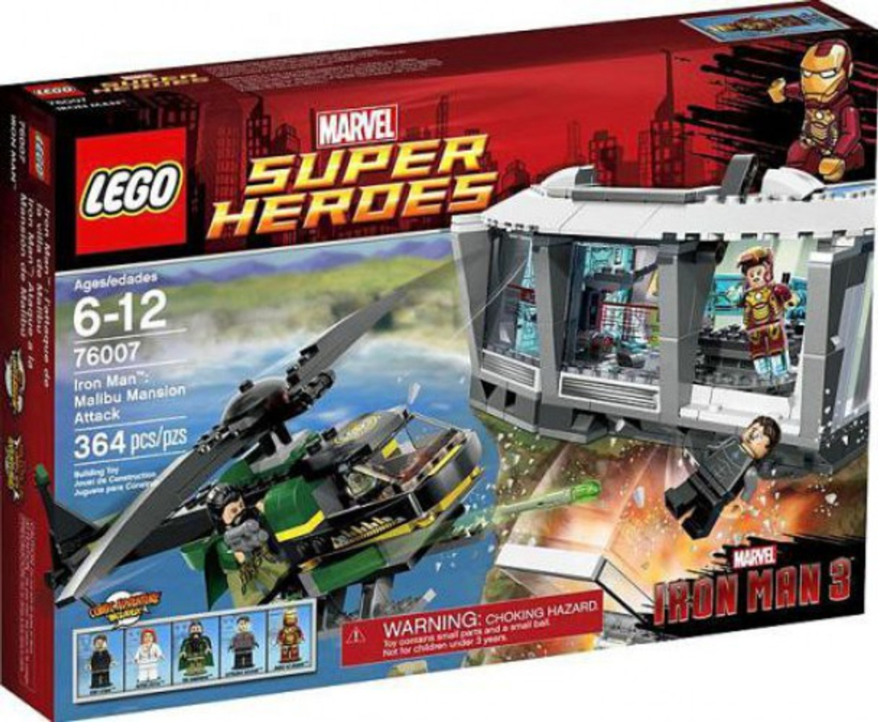 Lego Marvel Super Heroes Iron Man 3 Iron Man Malibu Mansion Attack Set 76007 Toywiz - roblox iron man 3