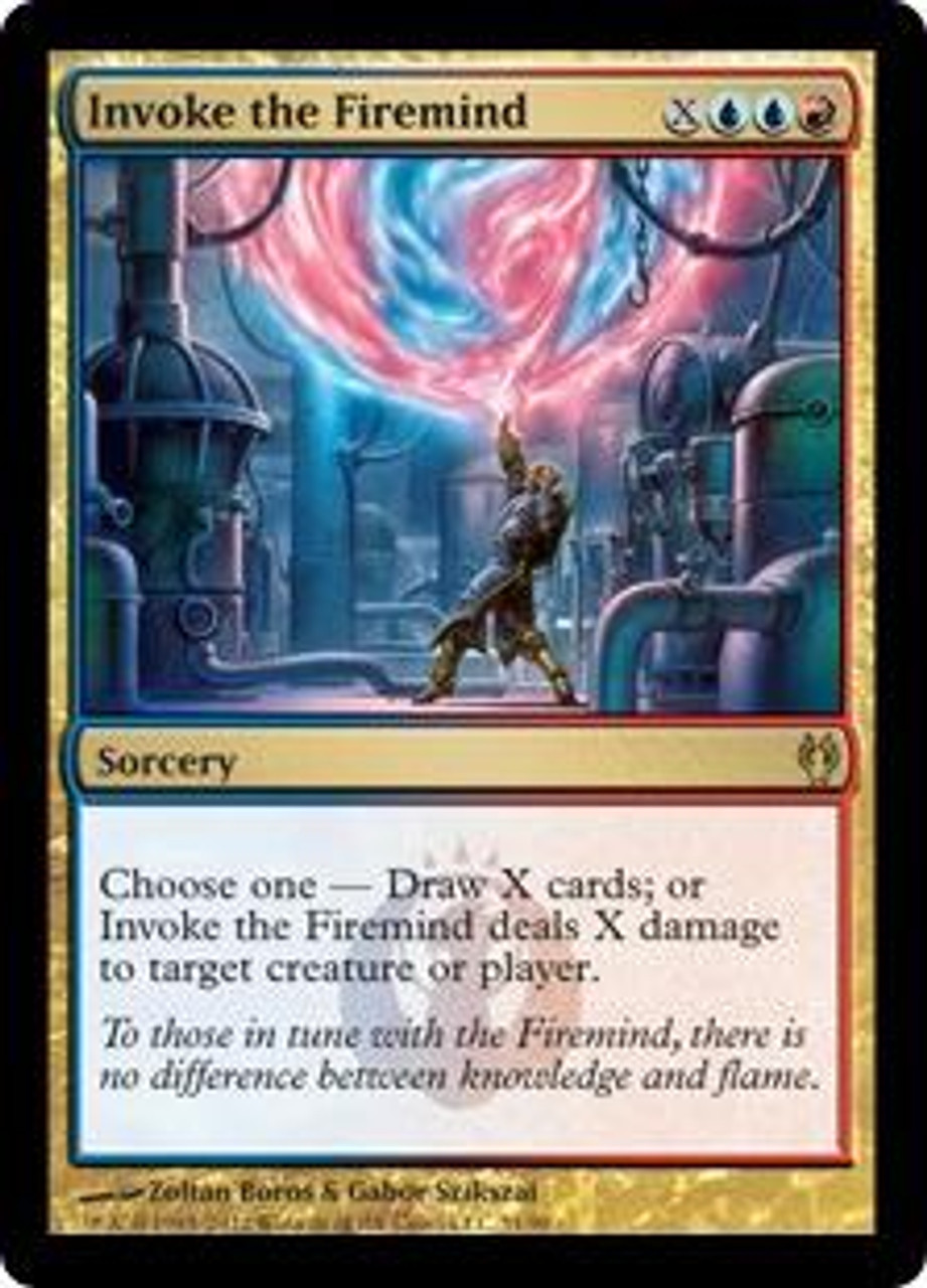 MtG Duel Decks: Izzet vs. Golgari Rare Invoke the Firemind #31
