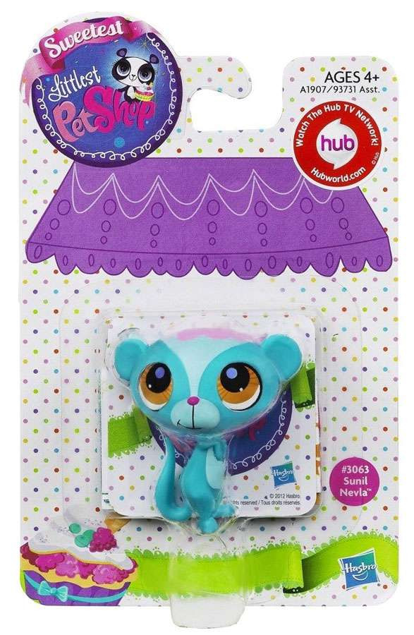 Littlest Pet Shop Sweetest Sunil Nevla Figure 3063 Mongoose Hasbro Toys
