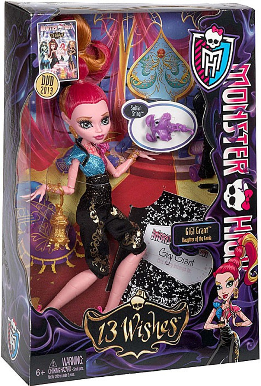 monster high 13 wishes dolls