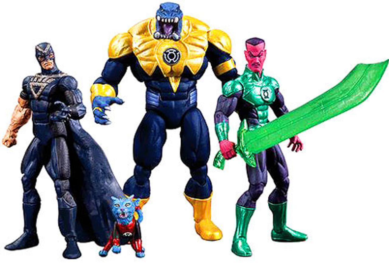 Dc Green Lantern Black Hand Dex Starr Arkillo Sinestro Exclusive Action Figure 4 Pack Dc Collectibles Toywiz - dex roblox