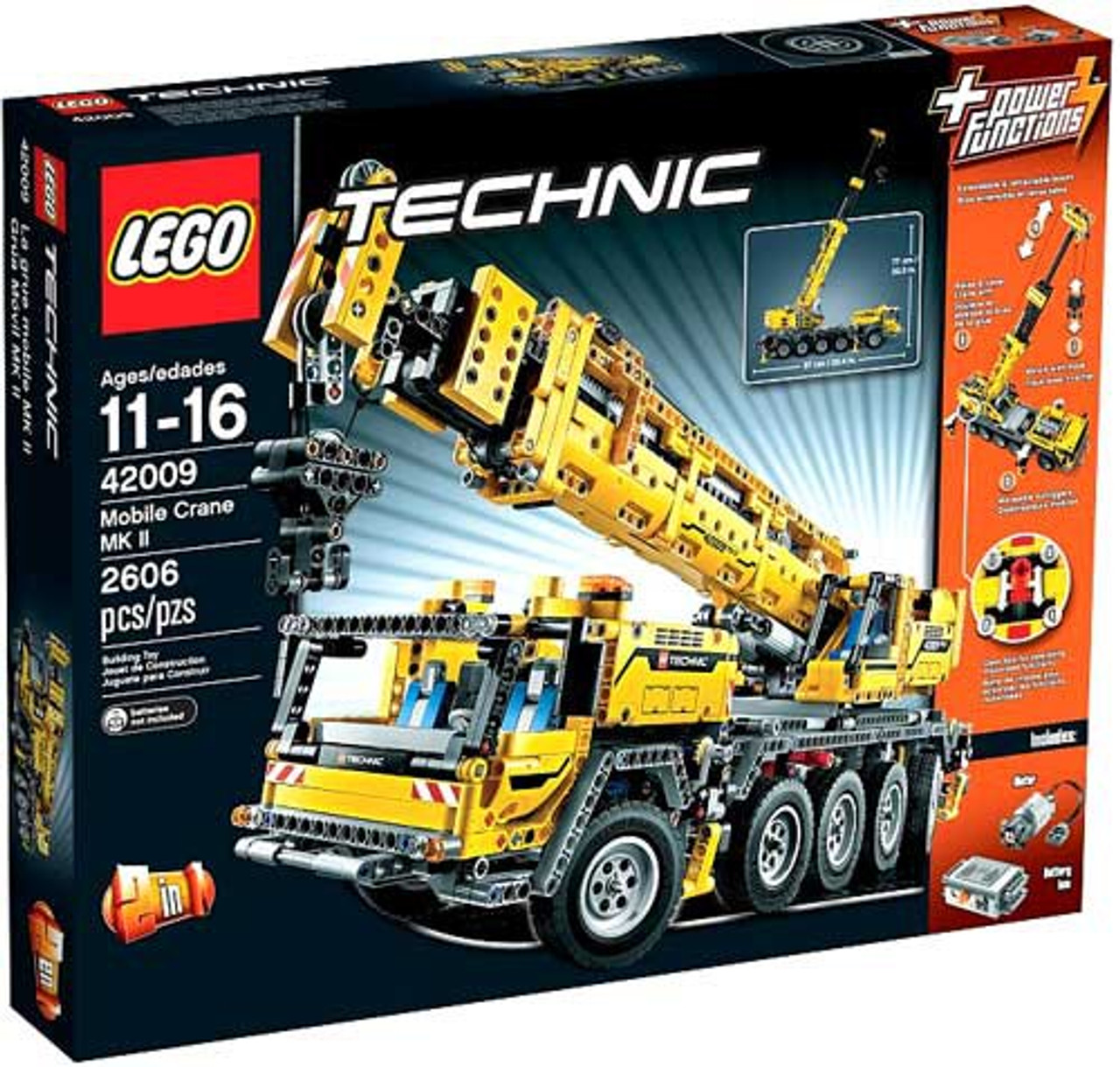 technic mobile crane set lego 8421