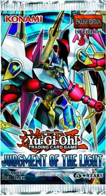 YuGiOh Trading Card Game Judgment of the Light Booster Pack 9 Cards