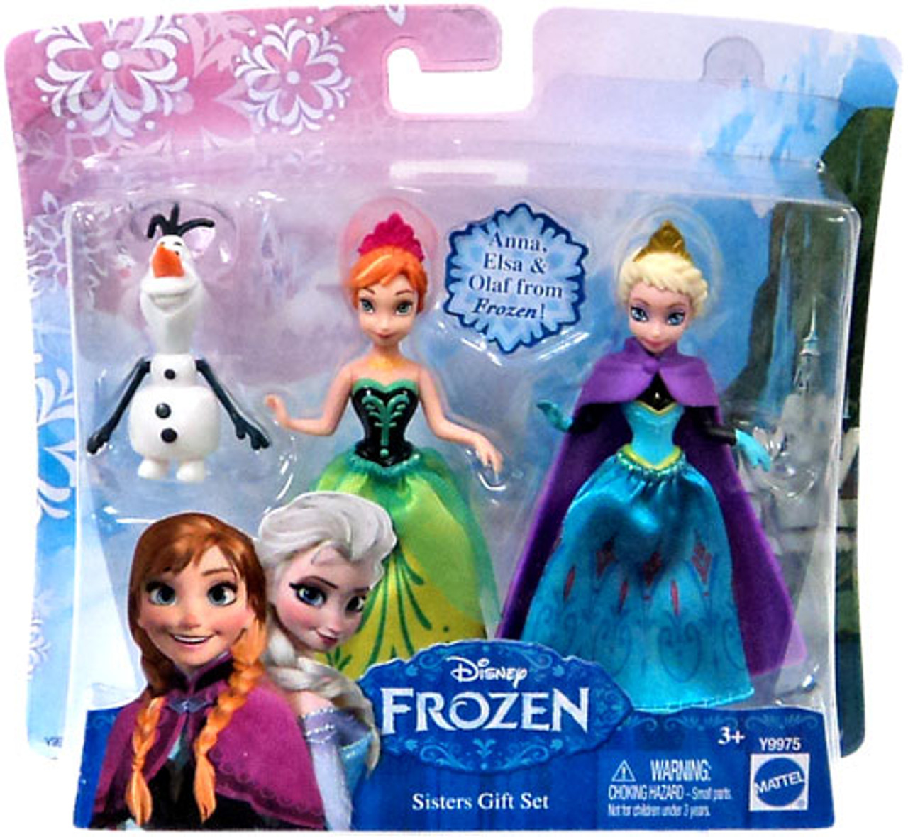 anna and elsa mini figures