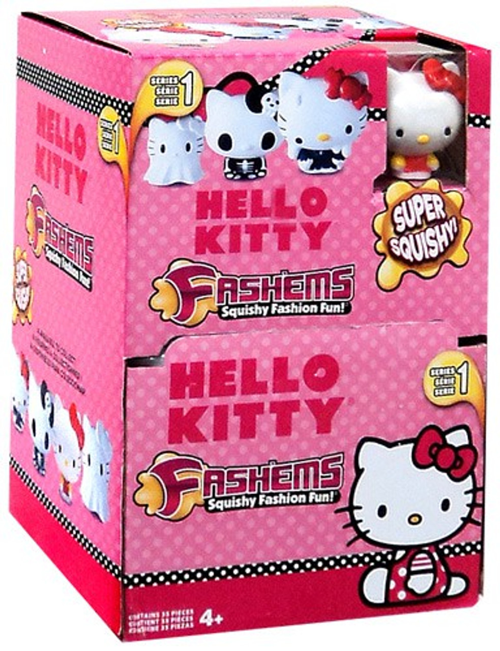 Black Pink Hello Kitty Hello Kitty Fashems Lot Of 3 Mystery Capsule Packs One Size Purple White Green Yellow Red Toys Games Slime Putty Toys