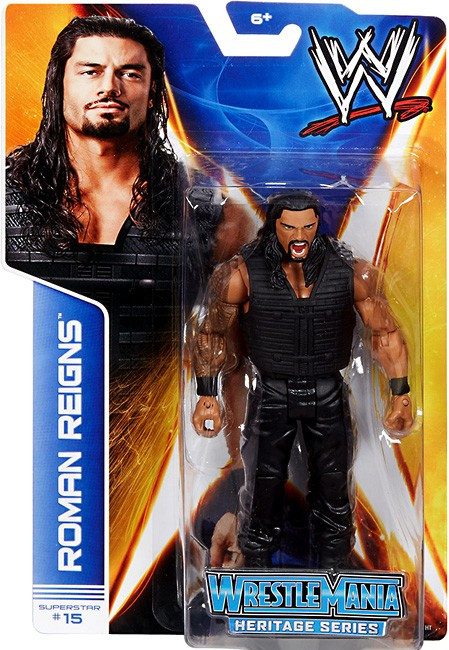 WWE Actionfigur Roman Reigns Von Mattel – Bewegliche Figur, 15 Cm, Für Realistische Wrestling-Spiele