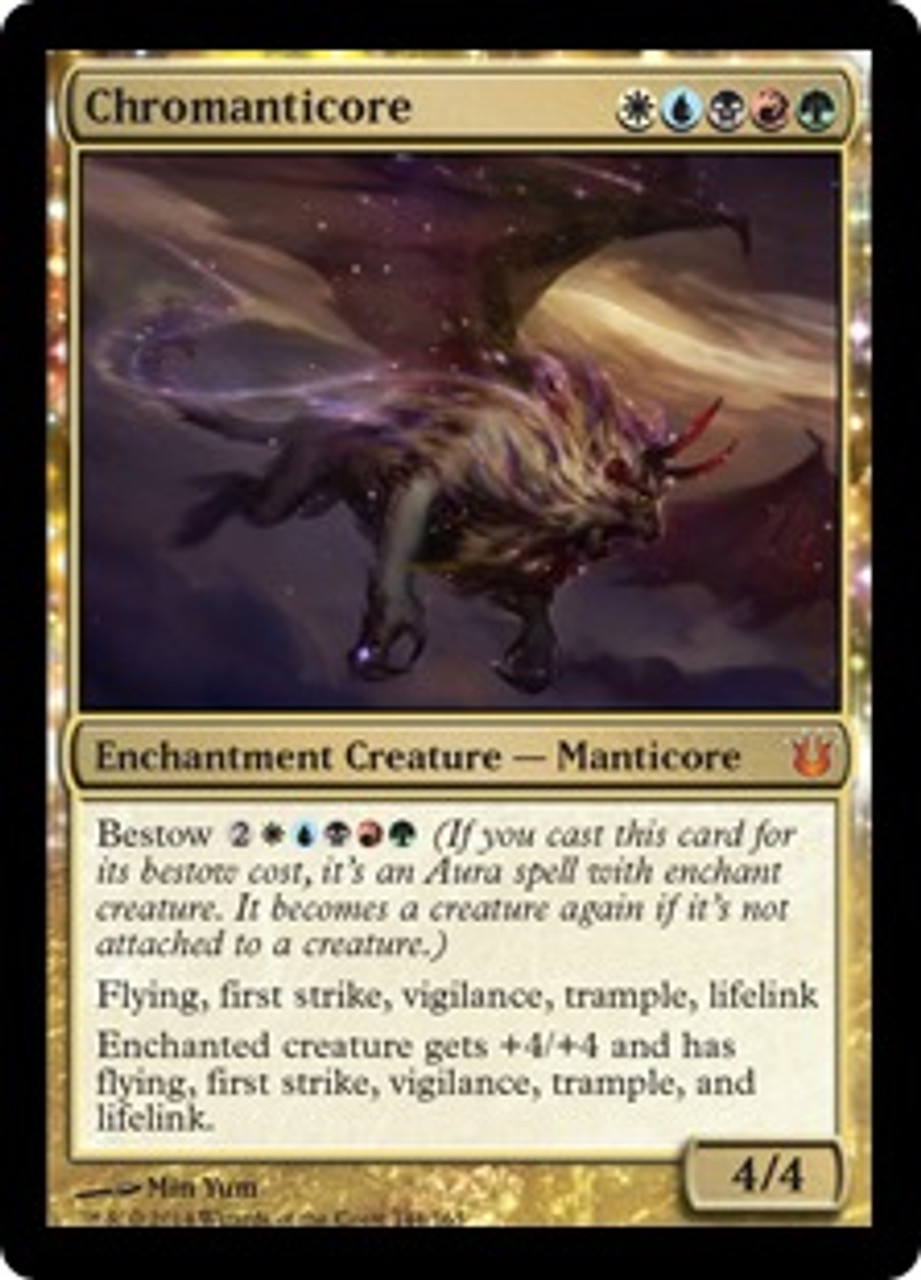 Magic The Gathering Born of the Gods Single Card Mythic Rare Chromanticore 144 - ToyWiz