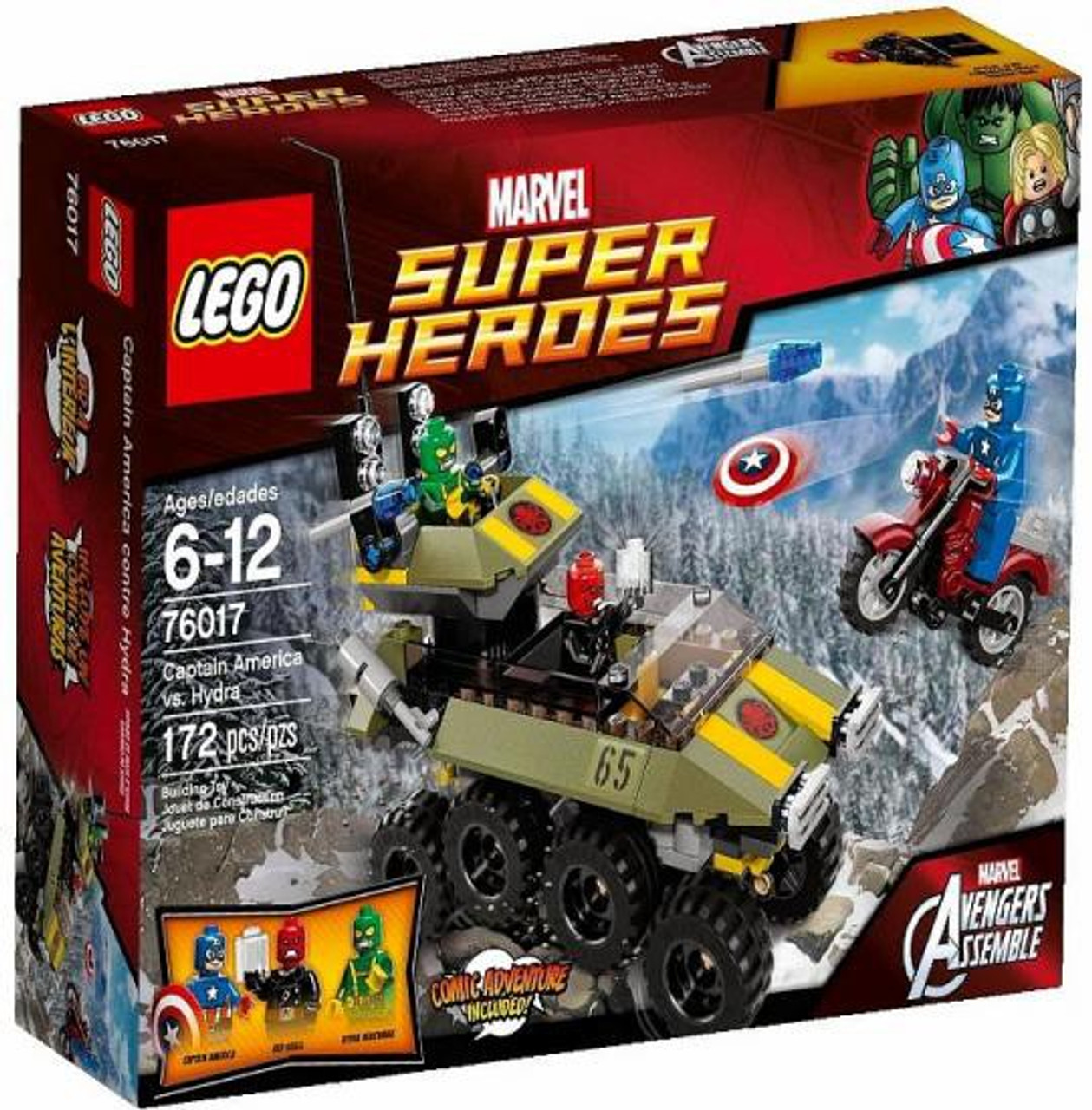 lego marvel sets with captain america