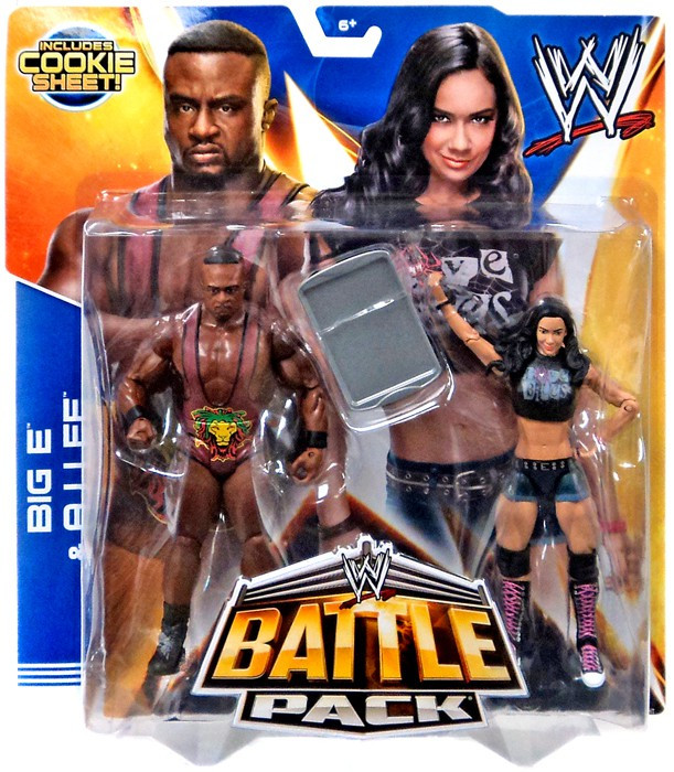 Wwe Wrestling Battle Pack Series 28 Aj Lee Amp Big E Langston Action Figure 2 Pack Cookie Sheet
