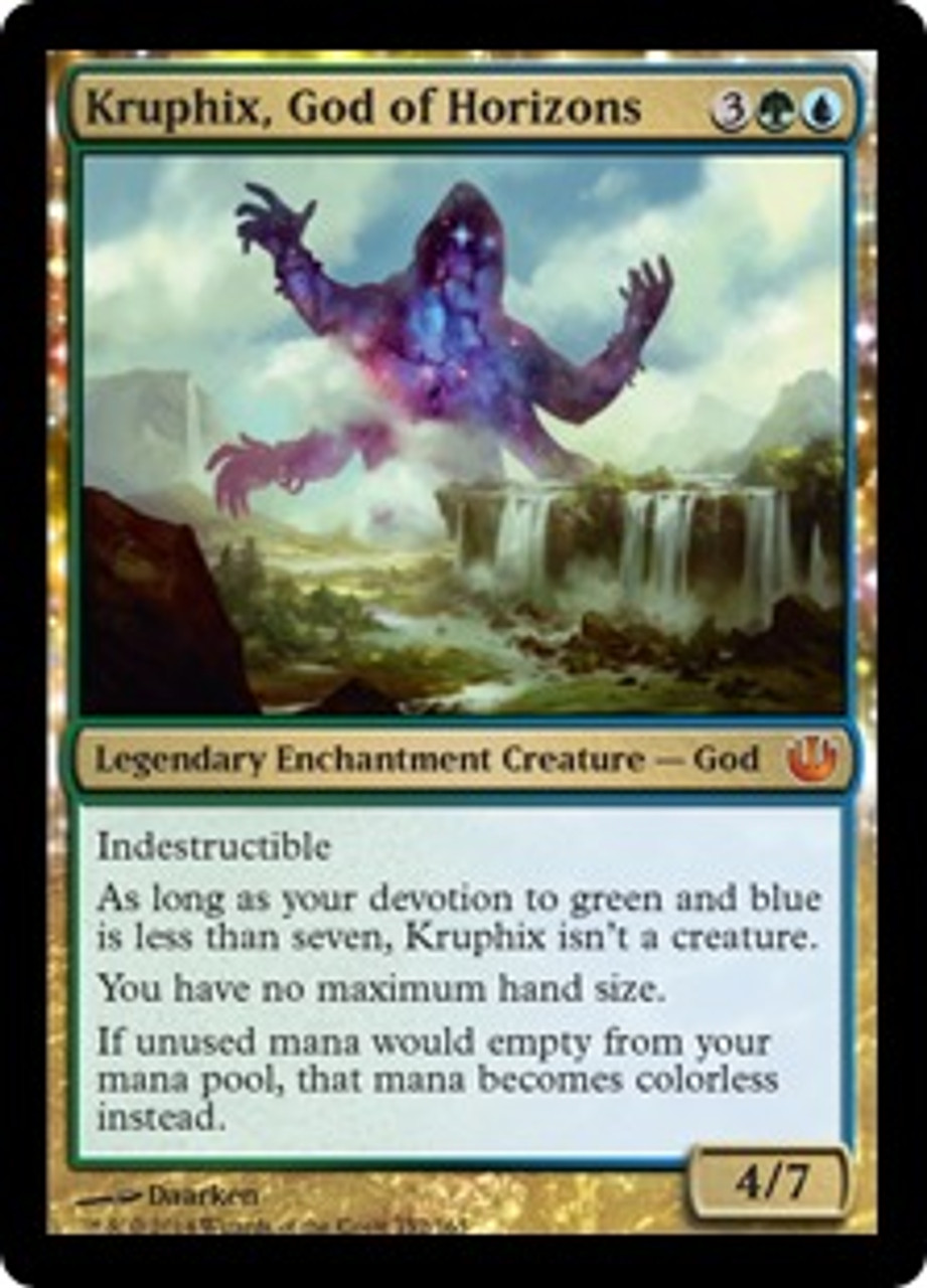 Magic The Gathering Journey Into Nyx Single Card Mythic Rare Kruphix God Of Horizons 152 Toywiz - roblox galaxy nyx