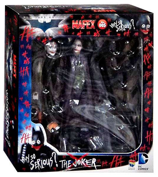 Figurine Mafex The Joker Dark Knight - Modèle NO 015 - 15 Cm - Neuf Sous Blister - Collection 2018