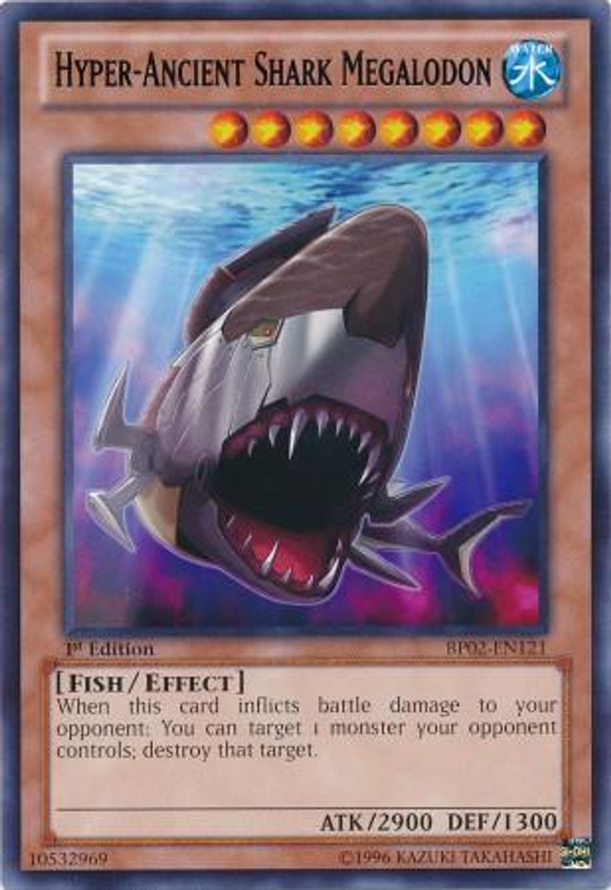 Yugioh Battle Pack 2 War Of The Giants Single Card Mosaic Hyper Ancient Shark Megalodon Bp02 En121 Toywiz - roblox adventures shark attack killing the megalodon roblox roleplay