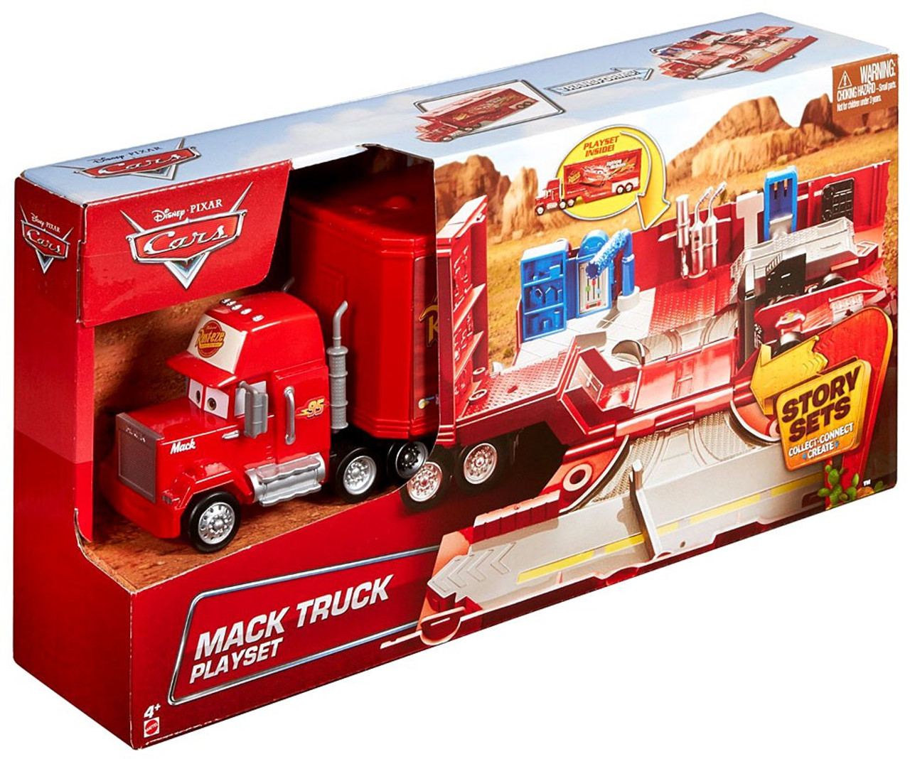 disney pixar cars mack hauler playset