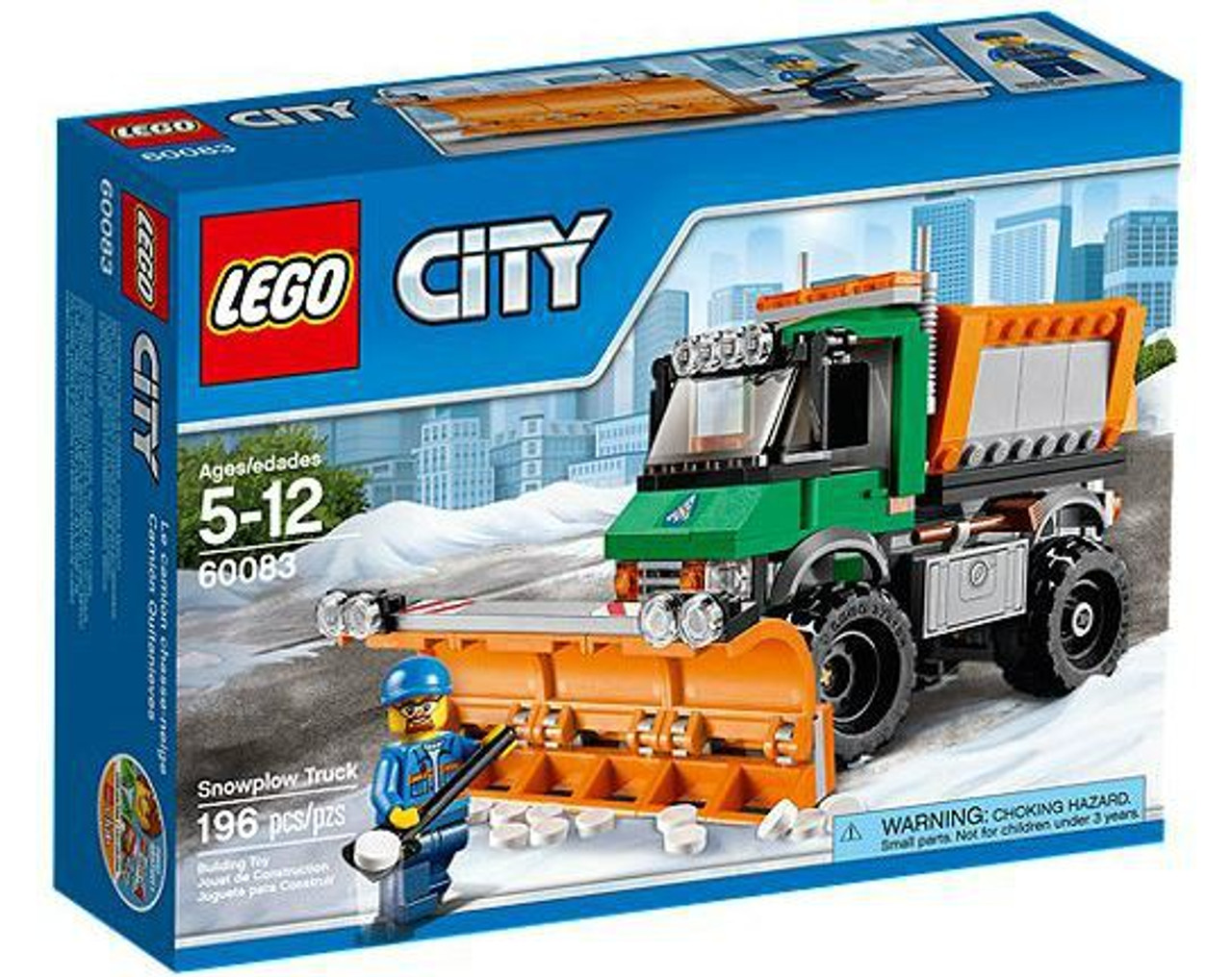 Lego City Snowplow Truck Set 60083 Toywiz - codes for roblox snow plow game