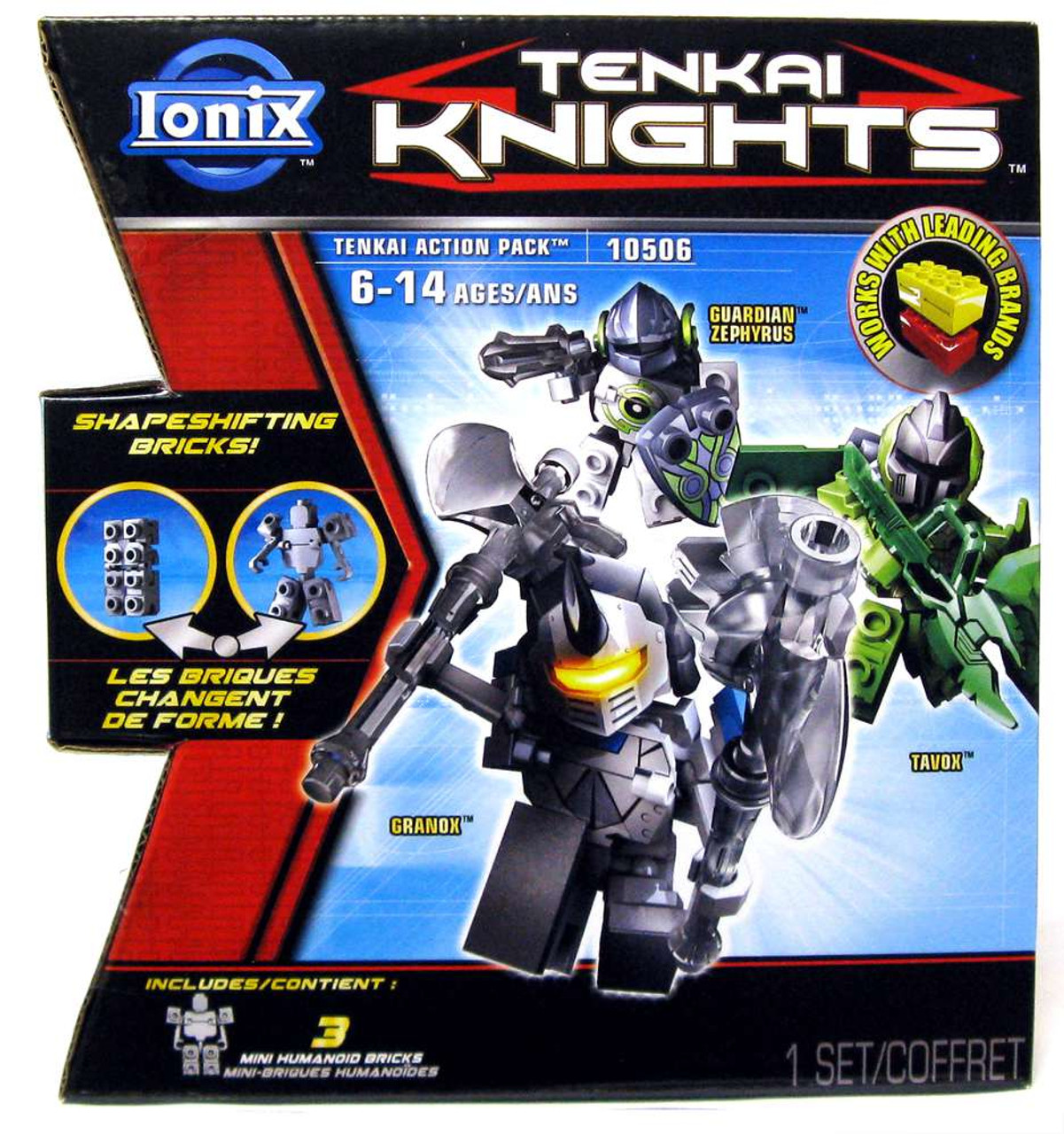Get Wallpaper Tenkai Knights Ionix Tavox Granox Guardian Zephyrus Minifigure 3 HD