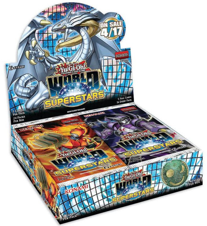 YuGiOh World Superstars Booster Box 24 Packs Konami - ToyWiz