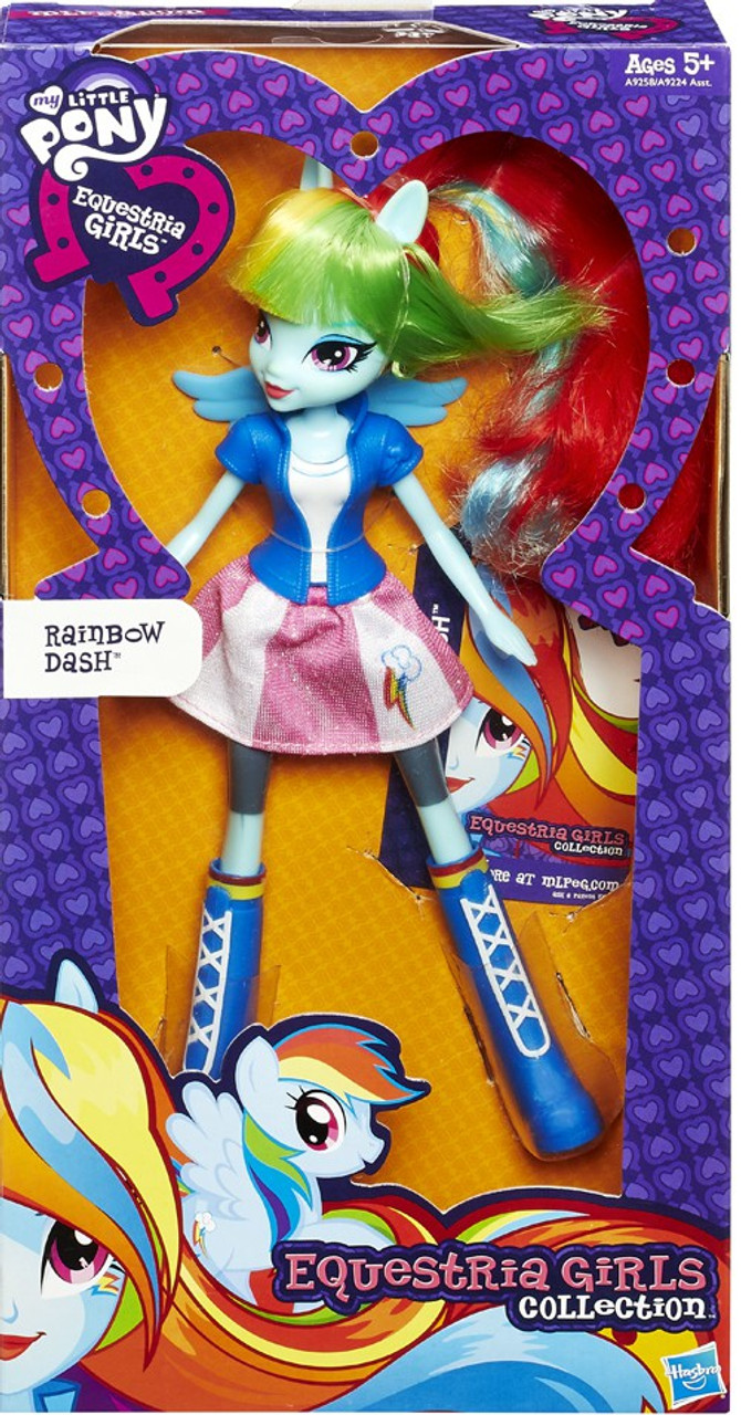 My Little Pony Equestria Girls Collection Rainbow Dash Doll Dolls Toys Games