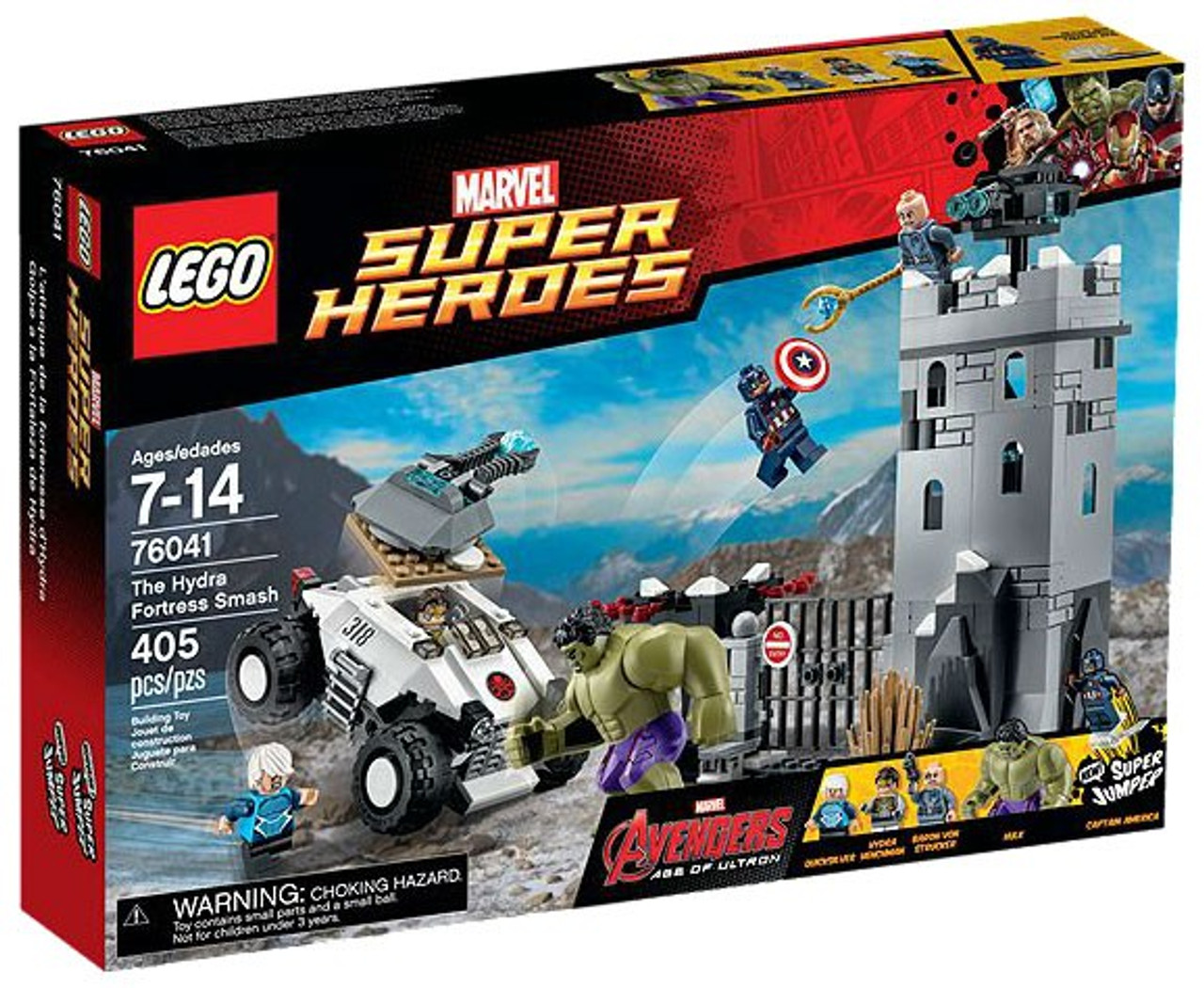 Avengers Lego Marvel Super Heroes LEGO Marvel Super Heroes Avengers The Hydra Fortress Smash Exclusive