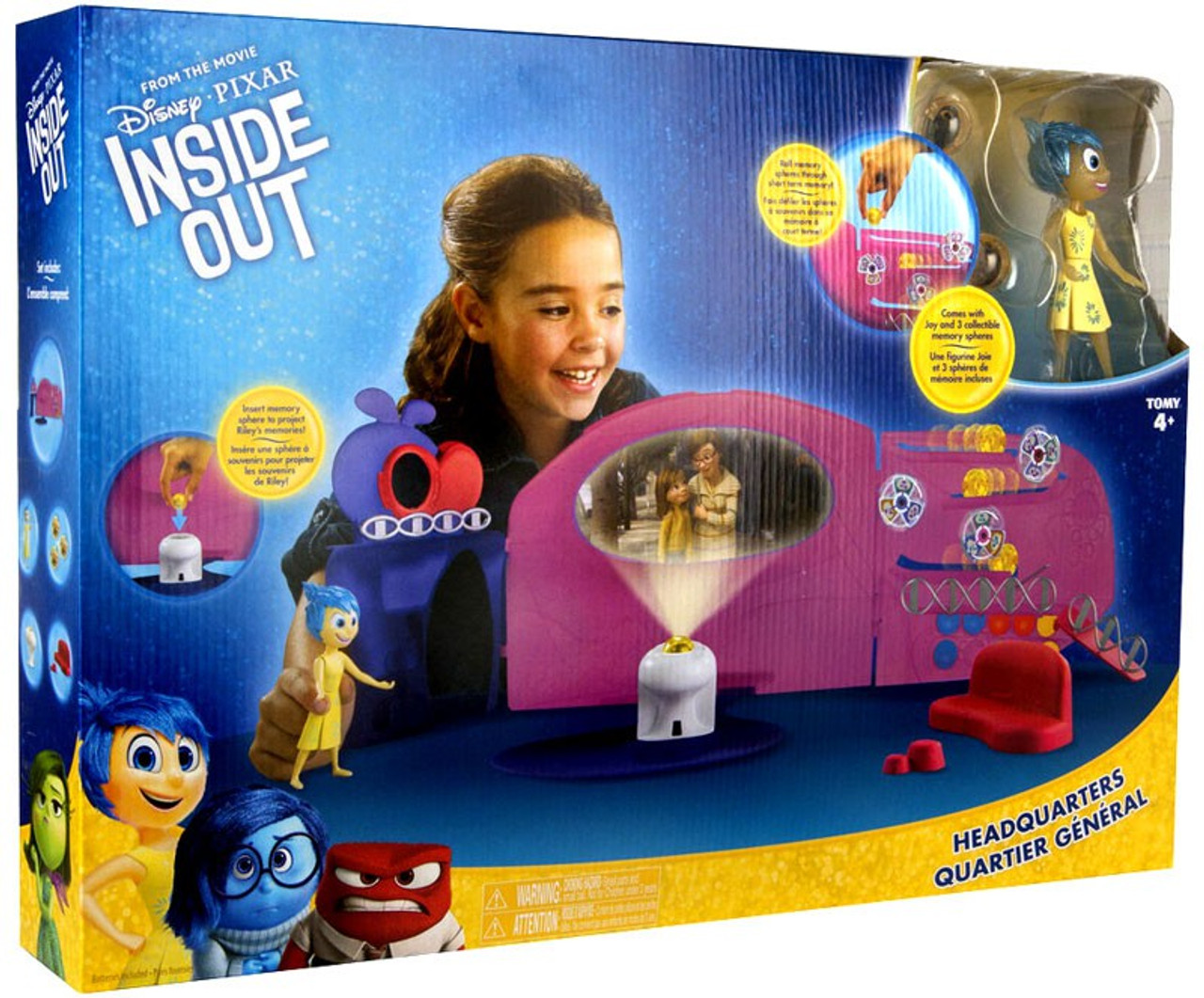 inside out headquarters playset