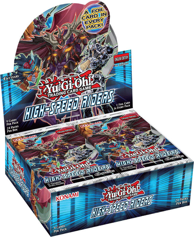 YuGiOh High-Speed Riders Booster Box 24 Packs Konami - ToyWiz