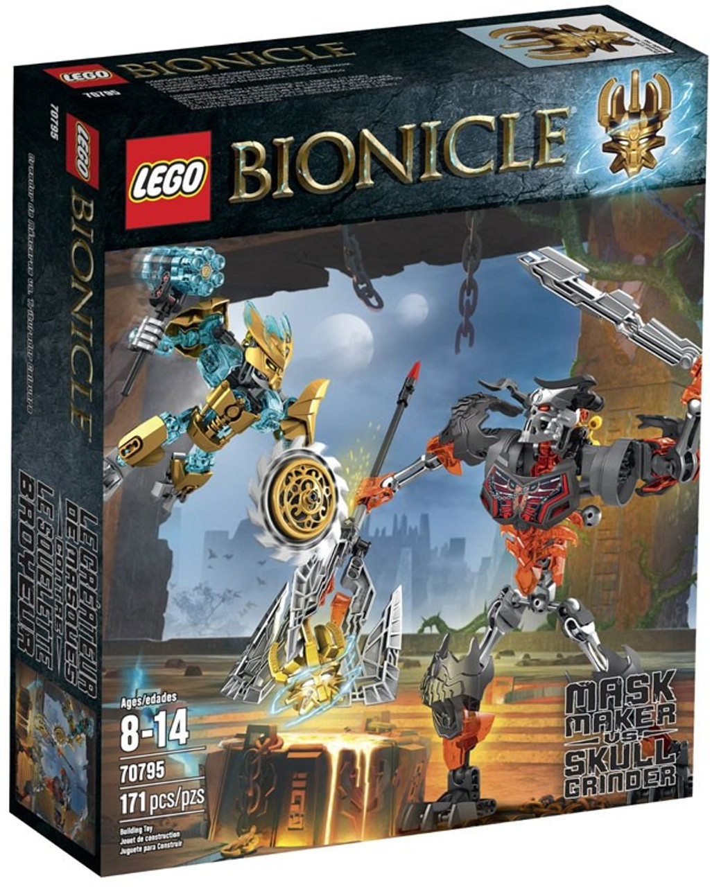 Lego Bionicle Mask Maker Vs Skull Grinder Set 70795 Toywiz