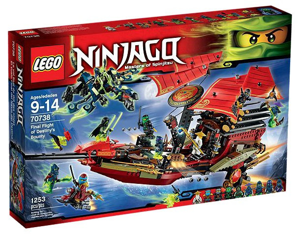 LEGO Ninjago Final Flight of Destinys Bounty Set 70738 ...