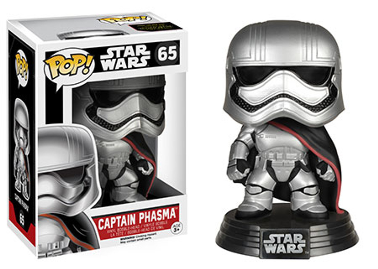 Funko Star Wars The Force Awakens Pop Star Wars Captain Phasma Vinyl Bobble Head 65 Ep7 Toywiz - s captain phasma roblox