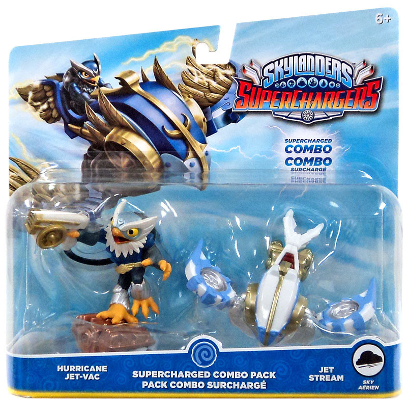 Skylanders SuperChargers Hurricane JetVac Jet Stream Activision ToyWiz