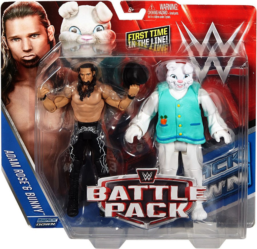 WWE Wrestling Battle Pack Series 38 Adam Rose Bunny 6 Action Figure 2