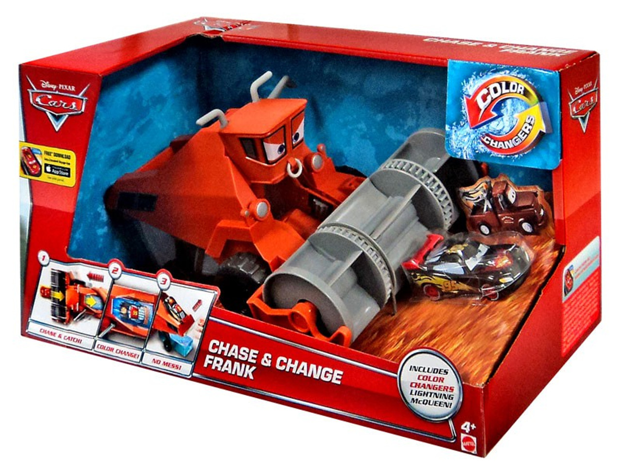 disney cars chase and change frank