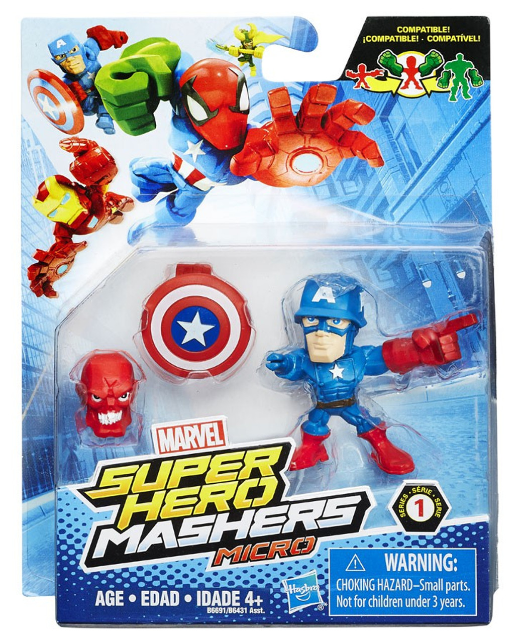 super hero mashers captain america