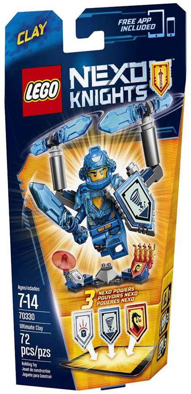 lego nexo knights clay sets