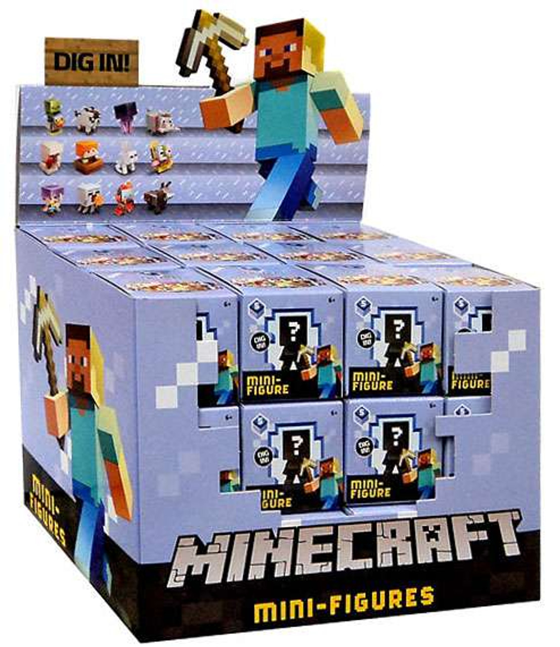 miniature minecraft figures