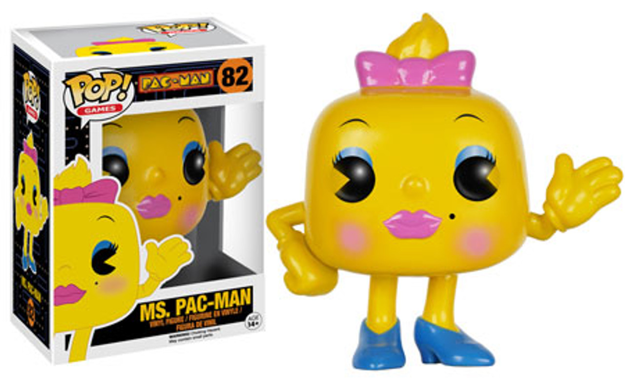 Funko Pac Man Pop Games Ms Pac Man Vinyl Figure 82 Toywiz