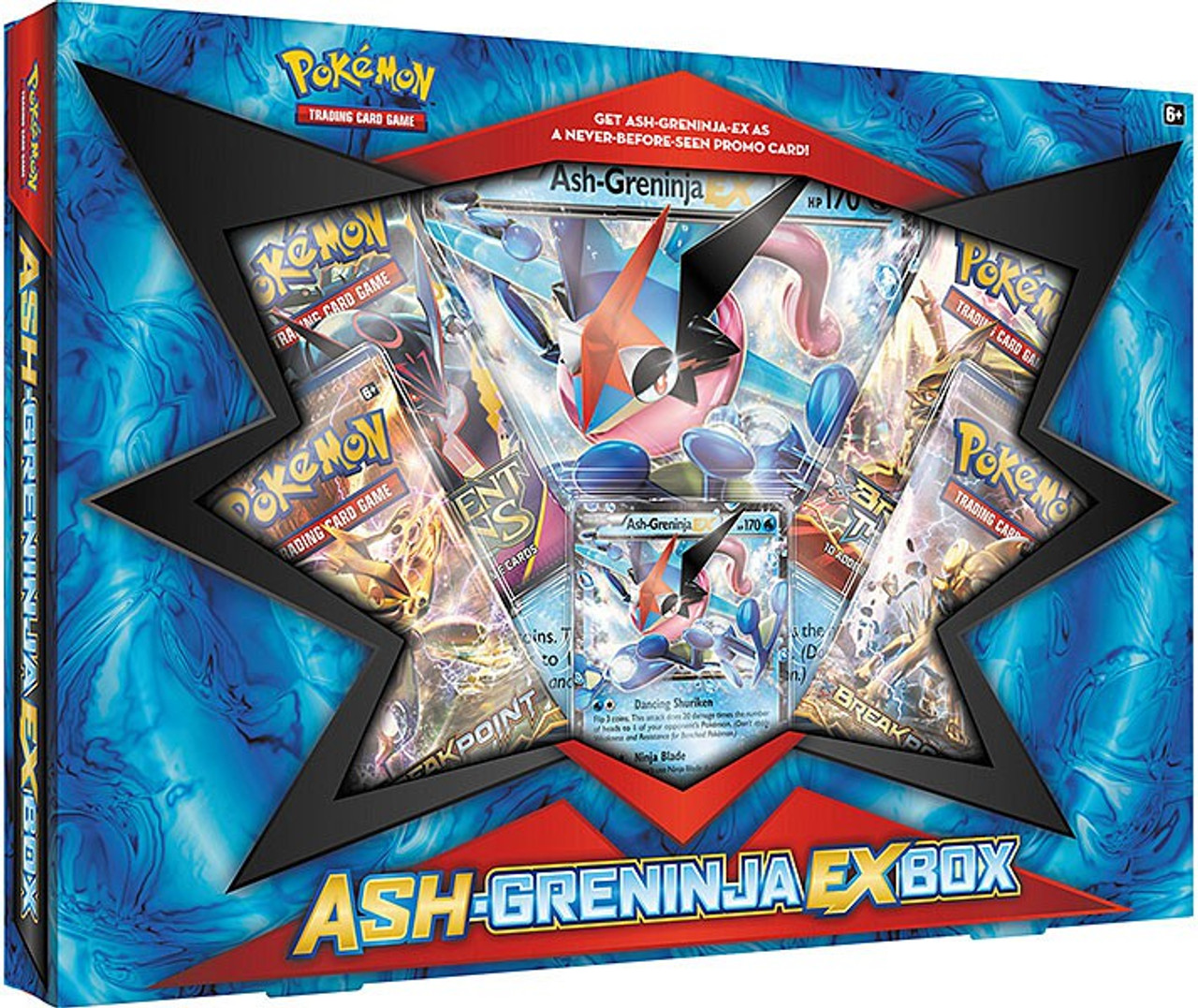 Pokemon Trading Card Game Xy Ash Greninja Ex Box 4 Booster Packs Promo Card Oversize Card Pokemon Usa Toywiz - ash greninja roblox