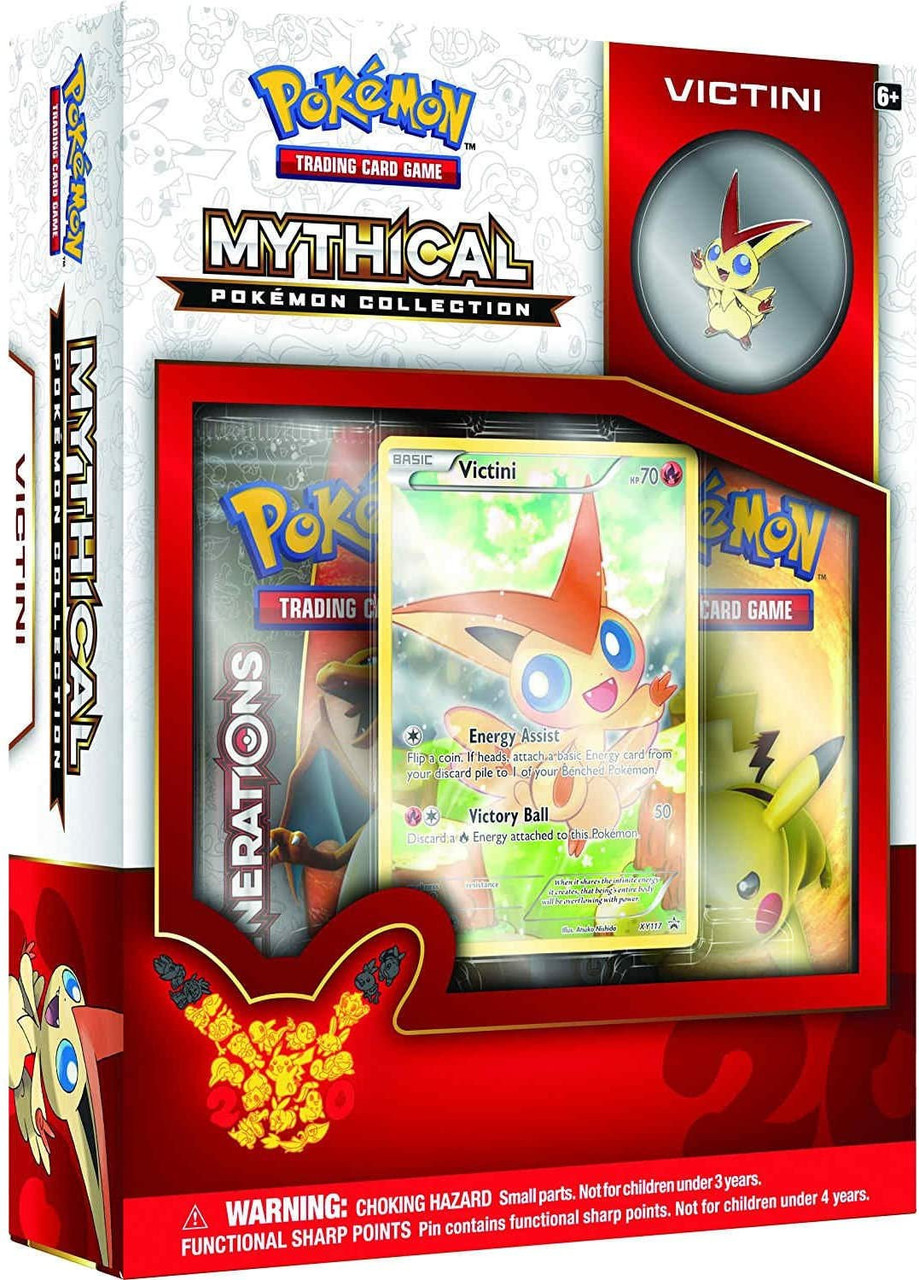 Pokemon Trading Card Game Mythical Victini Mythical Collection Box Pokemon USA - ToyWiz