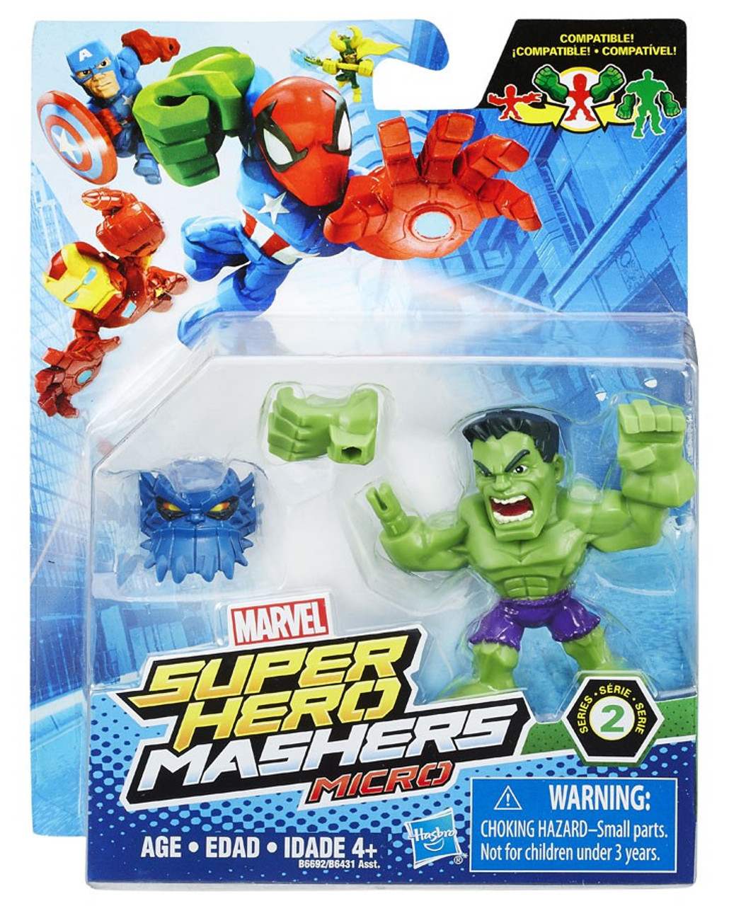 hasbro super hero mashers