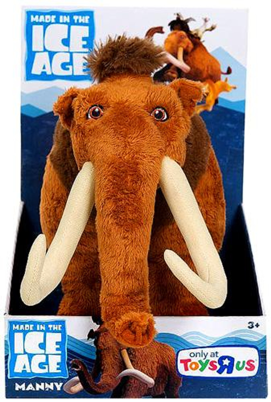 Ice Age Continental Drift Manny Plush Just Play ToyWiz
