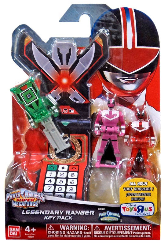 Power Rangers Super Megaforce Legendary Ranger Key Pack Roleplay Toy ...
